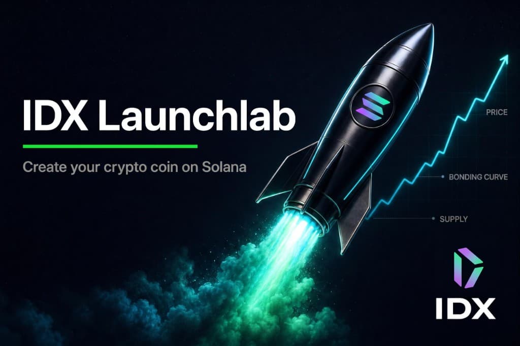 IDX Launchlab — create your crypto coin on Solana